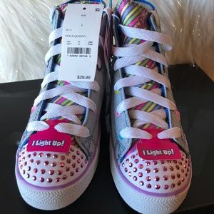 Girls Skechers Shoes Size 1 *light Up**